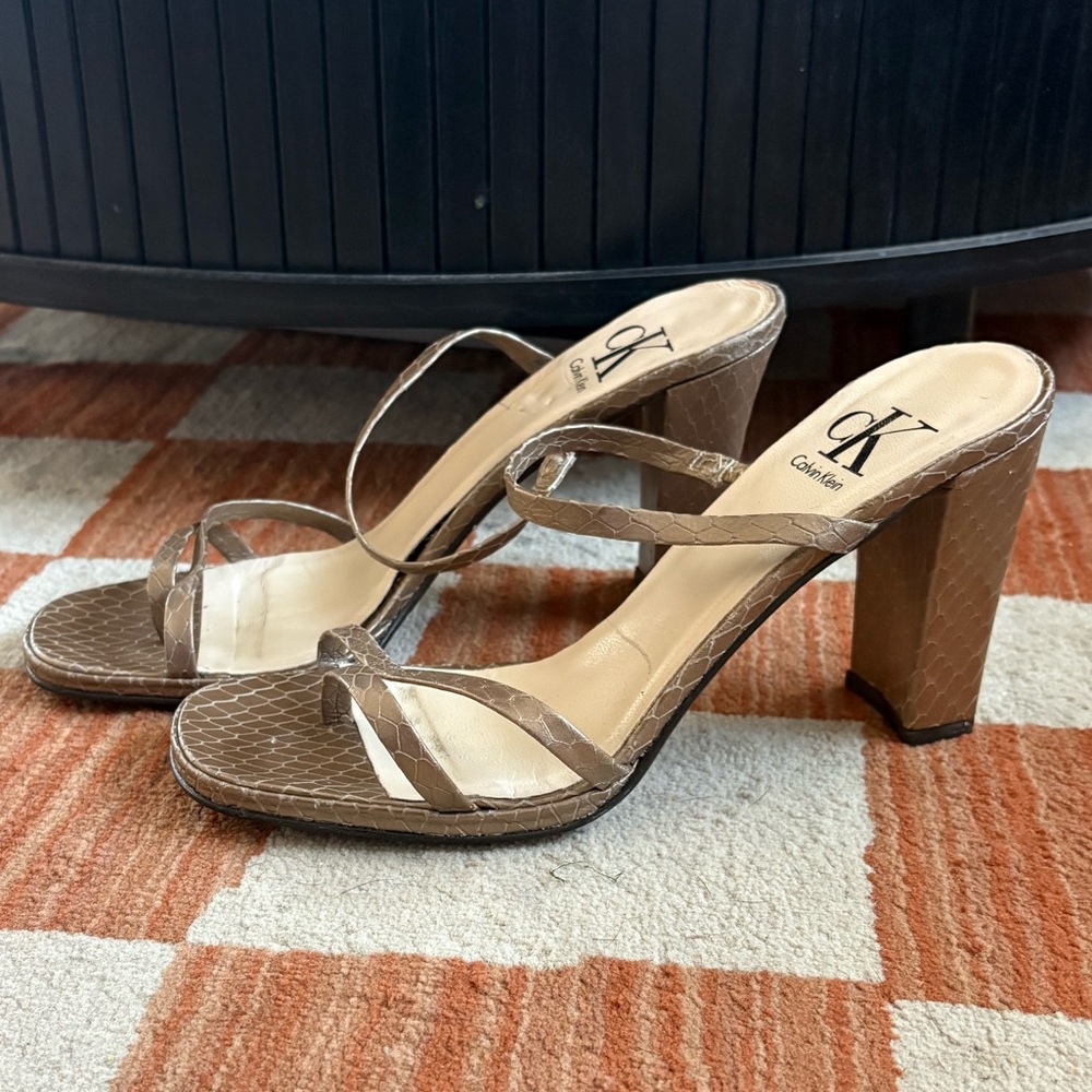 Calvin Klein Strappy Heels